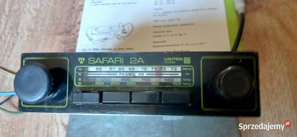 Radio samochodowe Safari 2a Kraków