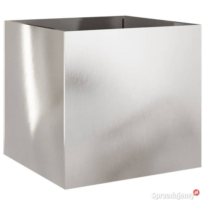 Donica srebrna 49x47x46 stal nierdzewna WM841567