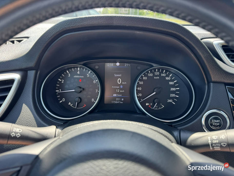 Nissan Qashqai 13 160koni led panorama 360kamery czarny Chełm Śląski sprzedam