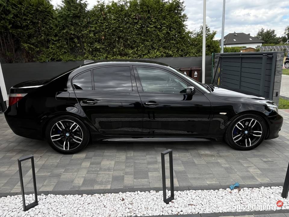 BMW E60 525D Mpakiet Czarna Sedan Manual Toruń