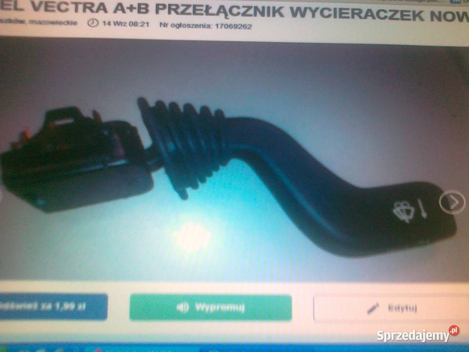 OPEL ASTRA 09910498 SEDAN PRZEŁĄCZNIK mazowieckie Pruszków sprzedam