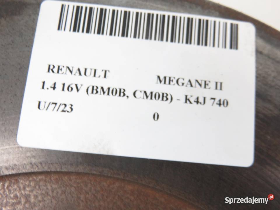 TARCZE HAMULCOWE PRZÓD MEGANE II 14 16V 260 MM