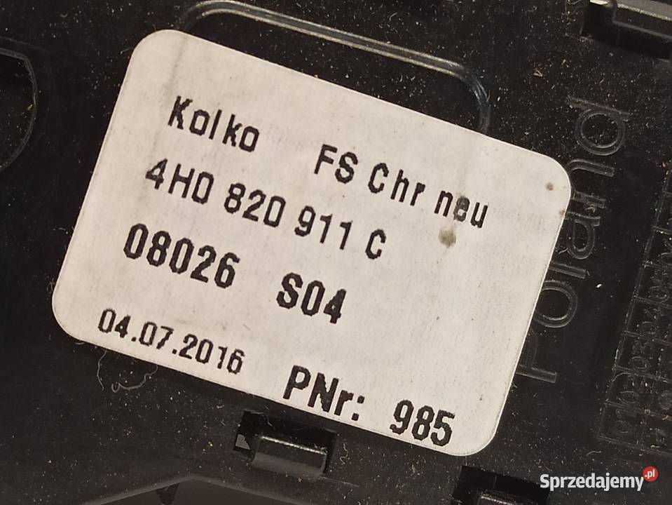 AUDI A8 D4 REGULATOR KRATKI NAWIEWU 4H0820911C osobowe sprzedam