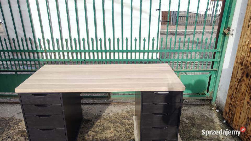 Biurko IKEA Lagkapten Alex czarnybrąz imitacja Warszawa
