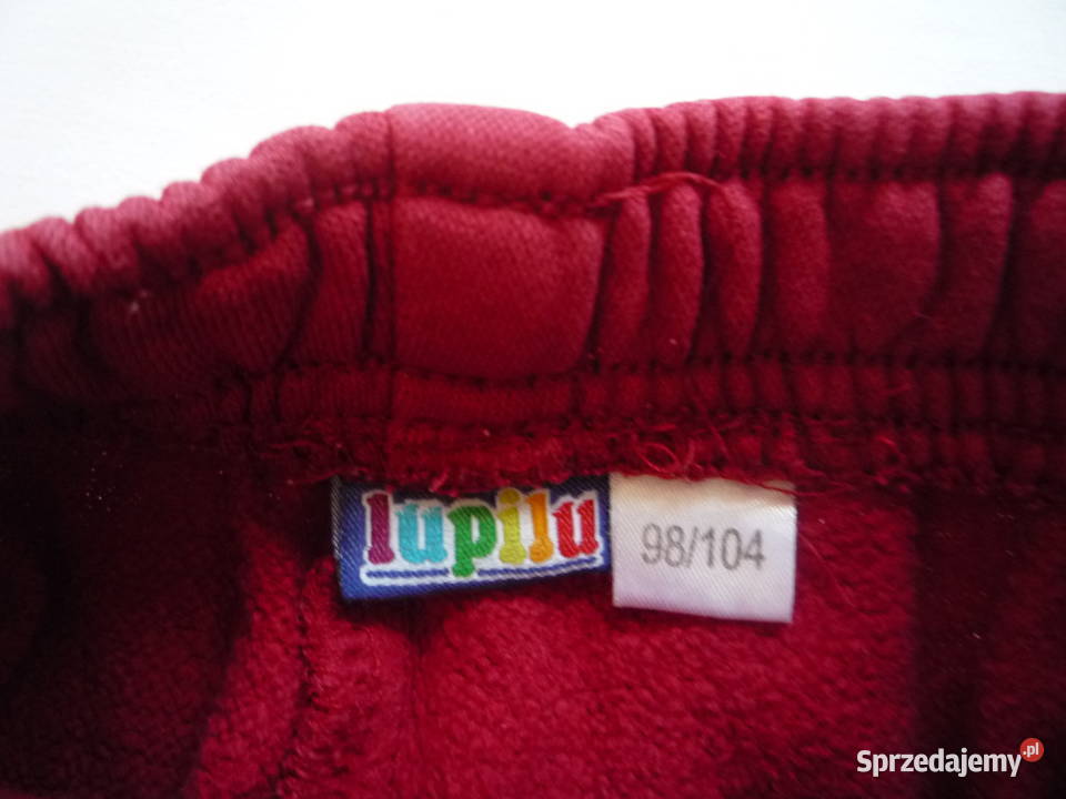 Lupilu 98104 Krótkie Spodenki Szorty Czerwone Rozmiar 98 Odzież zachodniopomorskie Szczecin