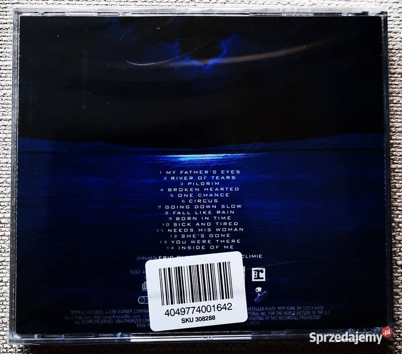 Album CD Wielkiego Gitarzysty ERIC CLAPTON 1 płyta