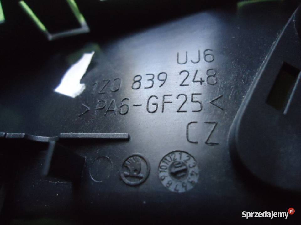 KLAMKA WEWNĘTRZNA PRAWA LEWA TYŁ SKODA OCTAVIA 2 osobowe Jaworzno