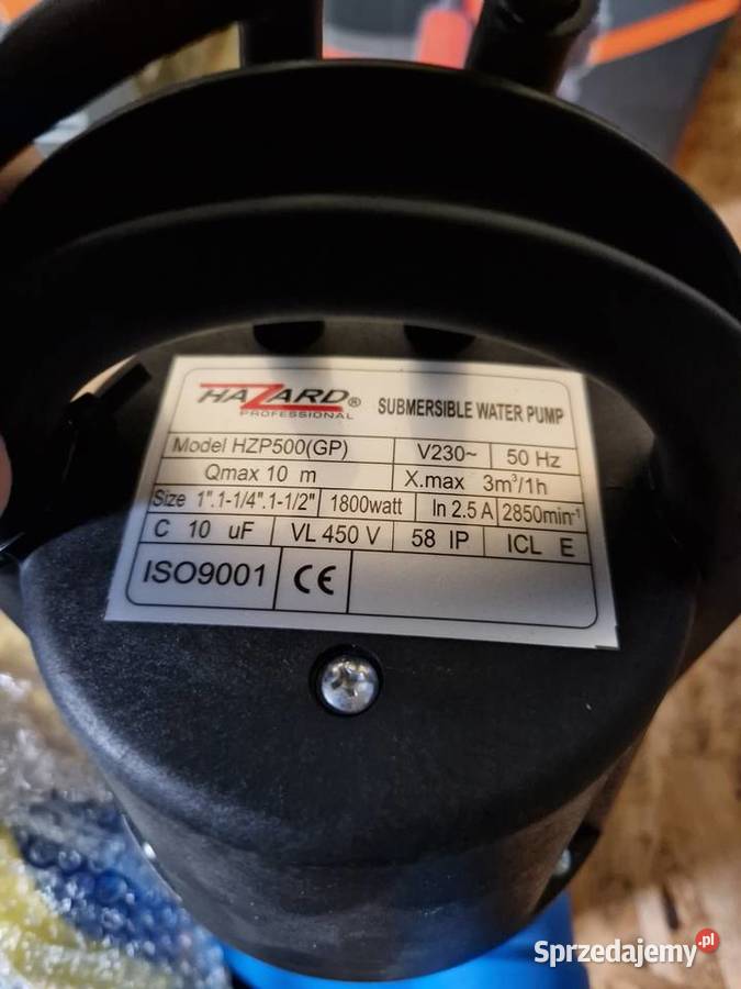 Pompa zatapialna Hazard 1800 W 10500 lh Głogowa