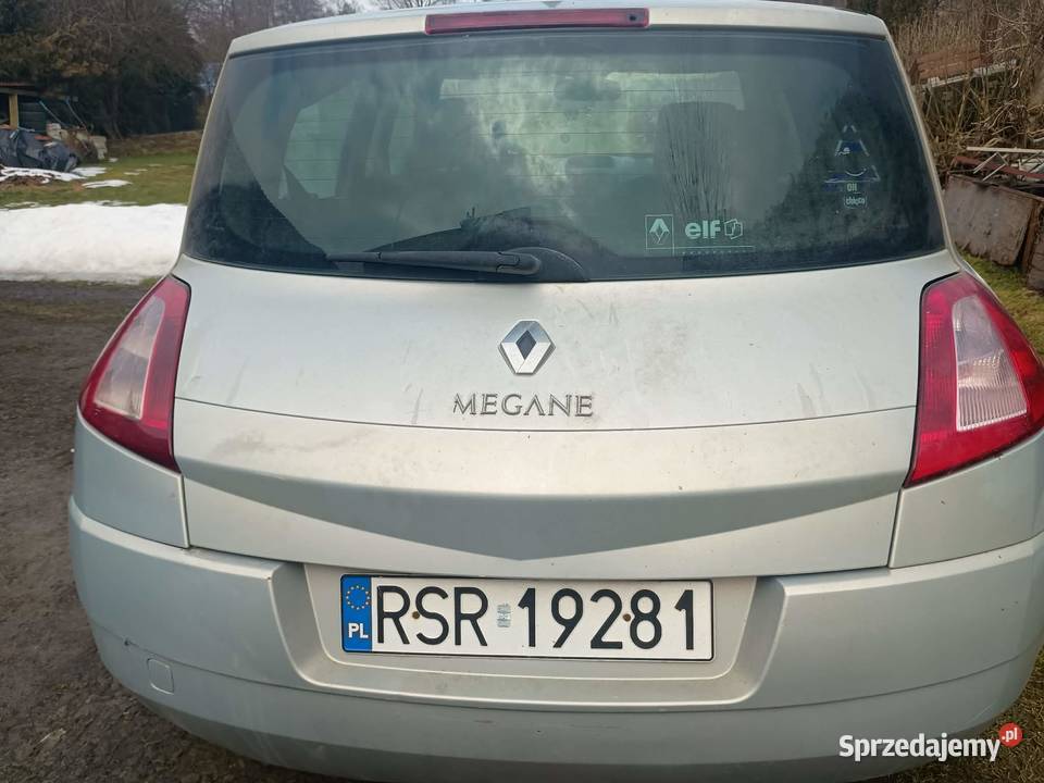 Renault Megane II 16 16V LPG 2003 r 285 000 Megane podkarpackie Czudec