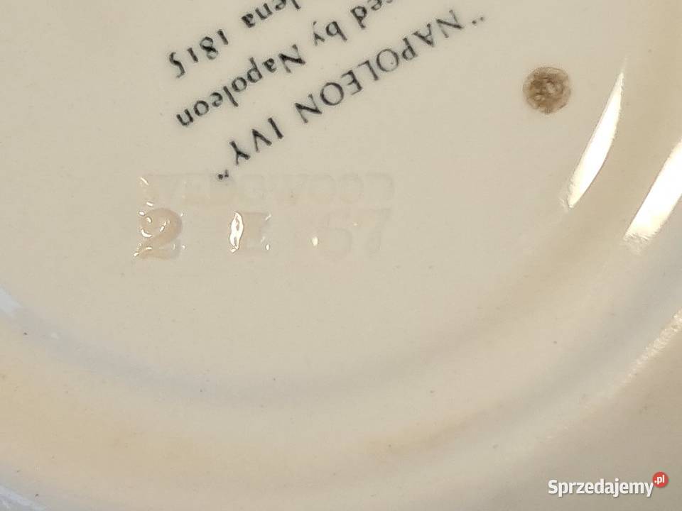 WEDGWOOD NAPOLEON IVY komplet 5 talerzyków 11 Porcelana i szkło Strzelce Krajeńskie sprzedam