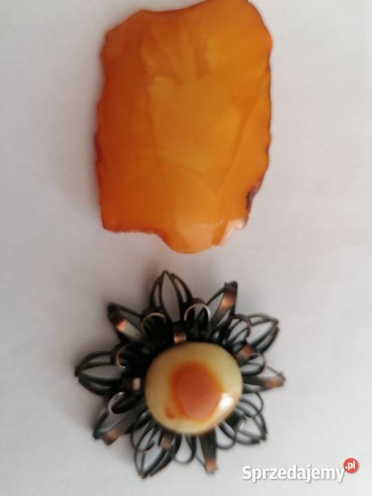 Stara Broszka Bursztyn miedź Białystok