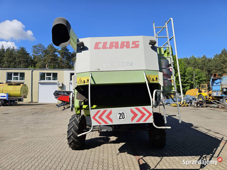 Kombajn Claas Lexion 480 plus heder zbożowy 75 m lubelskie Biskupie-Kolonia