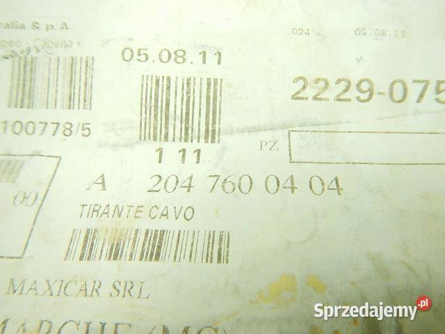 LINKA CIĘGNO ZAMKA DRZWI PRAWY TYŁ MERCEDES W204 Klamki