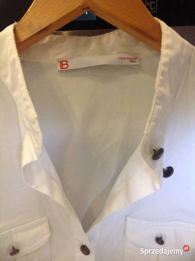 Biała Koszula Damska LAURA BIAGIOTTI ROMA XXSXS Nowa Sól