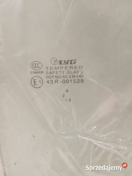 Szyba Drzwi Prawa Przednia Citroen C8 02 Bralin