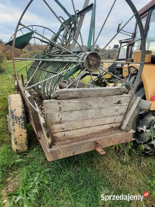 Przyczepa na drewno ziemniaki itp z hamulcem nieuszkodzony Dębica