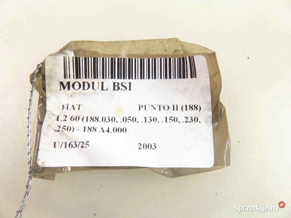 BSI FIAT PUNTO II 188 12 46812230 sprzedam