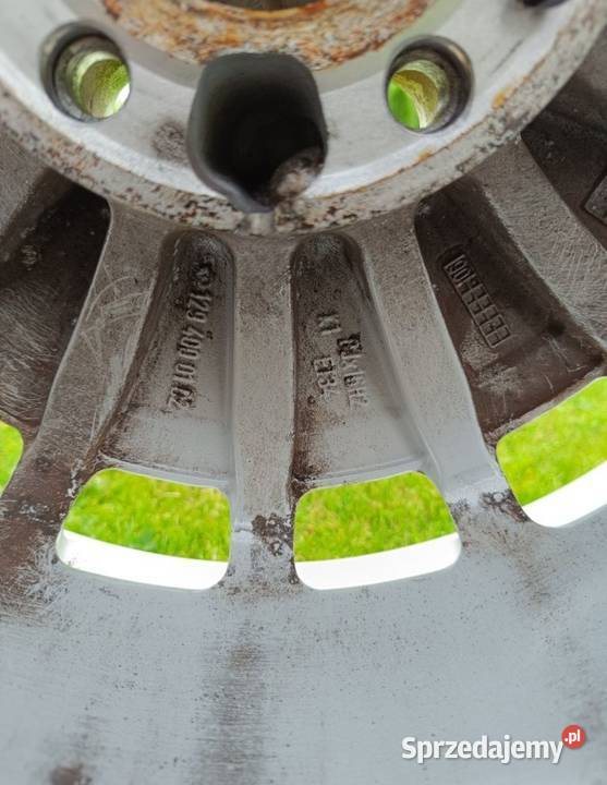 Alufelgi guli 8jx16 et34 orginał Mercedes R129 Biały Bór