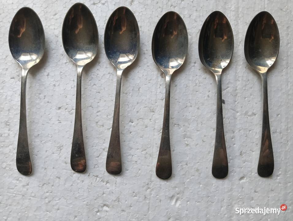 Komplet starych łyżeczek angielski srebrzony TWS małopolskie Kraków