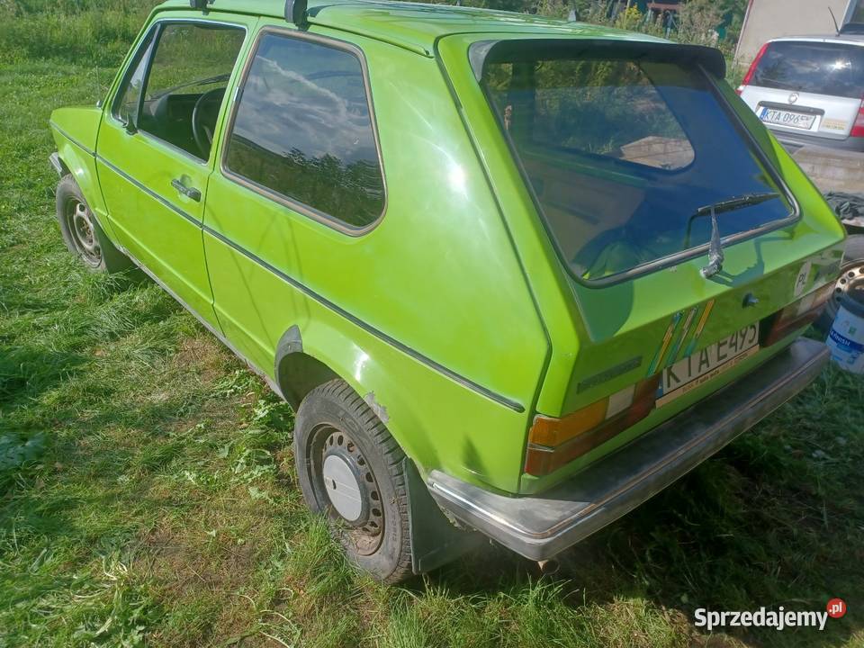 Vw golf Mk1 1977 13 benzyna manualna Sikorzyce