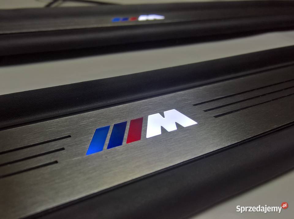 NAKŁADKI PROGOWE Z PODŚWIETLENIEM styl M do BMW