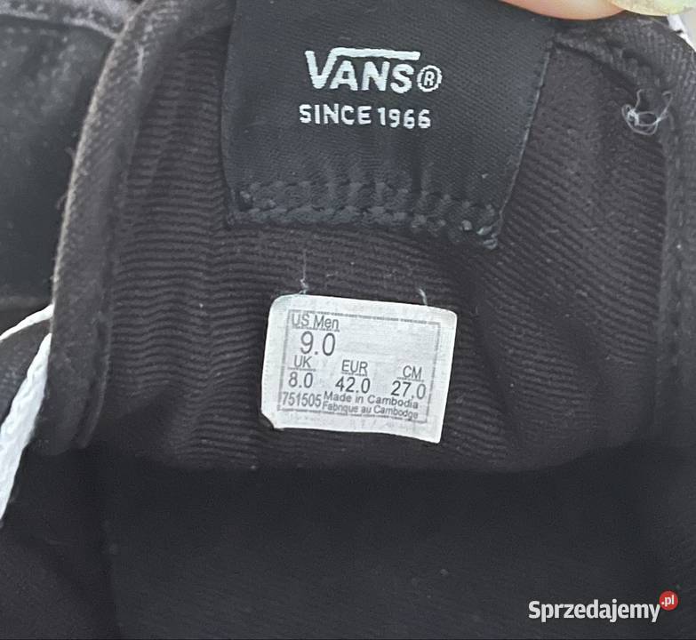 Męskie buty Vans Żyrardów
