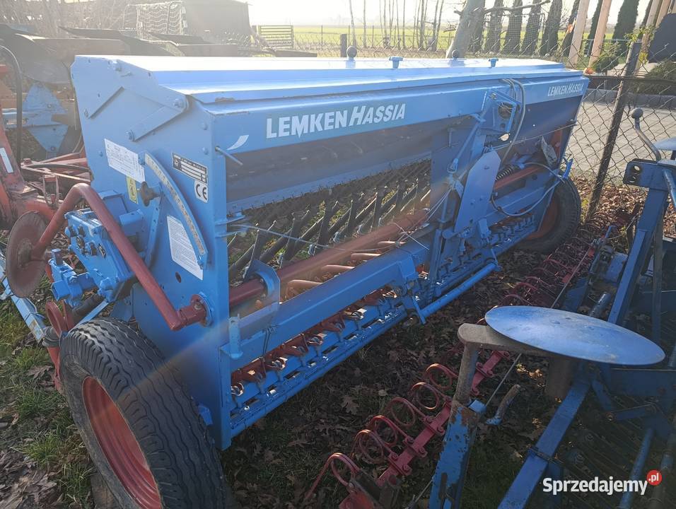 Siewnik zbożowy lemken hassia talerzowy Maszyny rolnicze Borki
