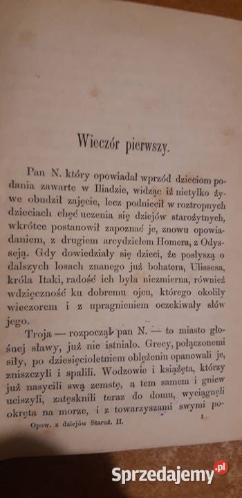 Powrót Ulissesa do Itaki Lwów 1868 oryg opr Iwno