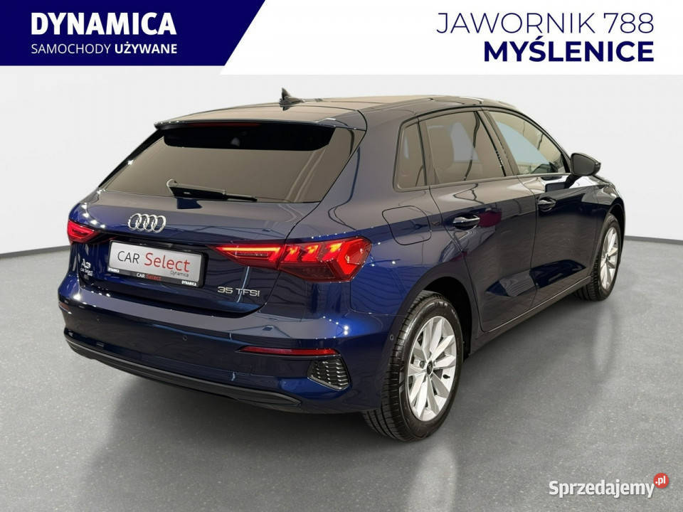 Audi A3 Sportback VAT 23 35TFSI 150 Stronic 2023 łopatki zmiany biegów Myślenice