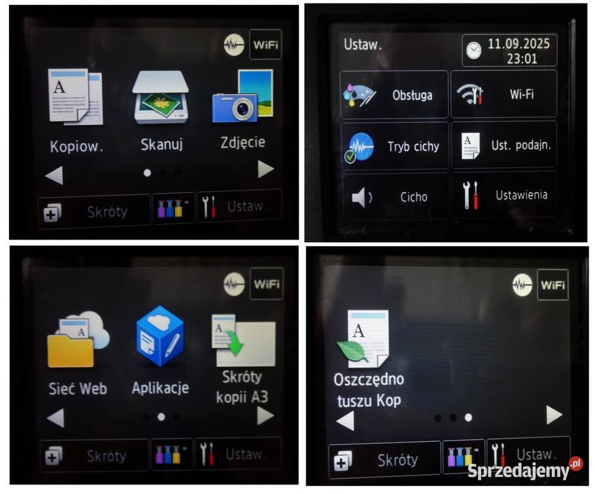 Atramentowa drukarka Brother DCPJ4120DW A4 A3
