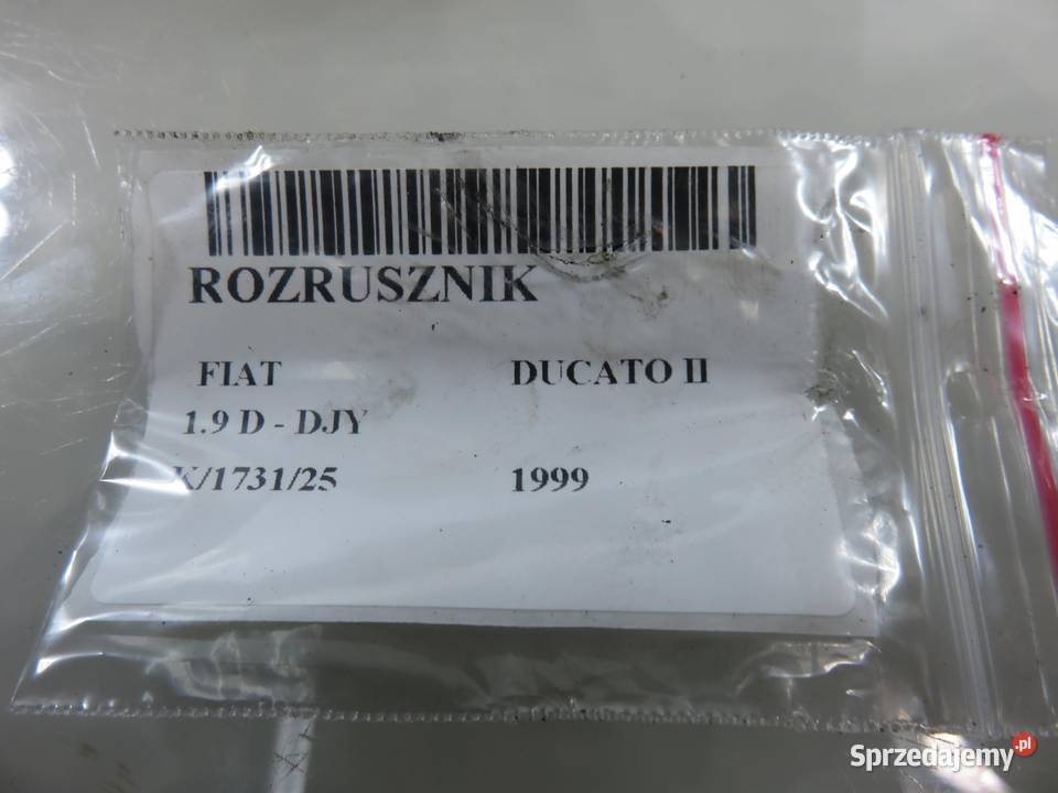 ROZRUSZNIK FIAT DUCATO II 19 D DJY D7R20 osobowe