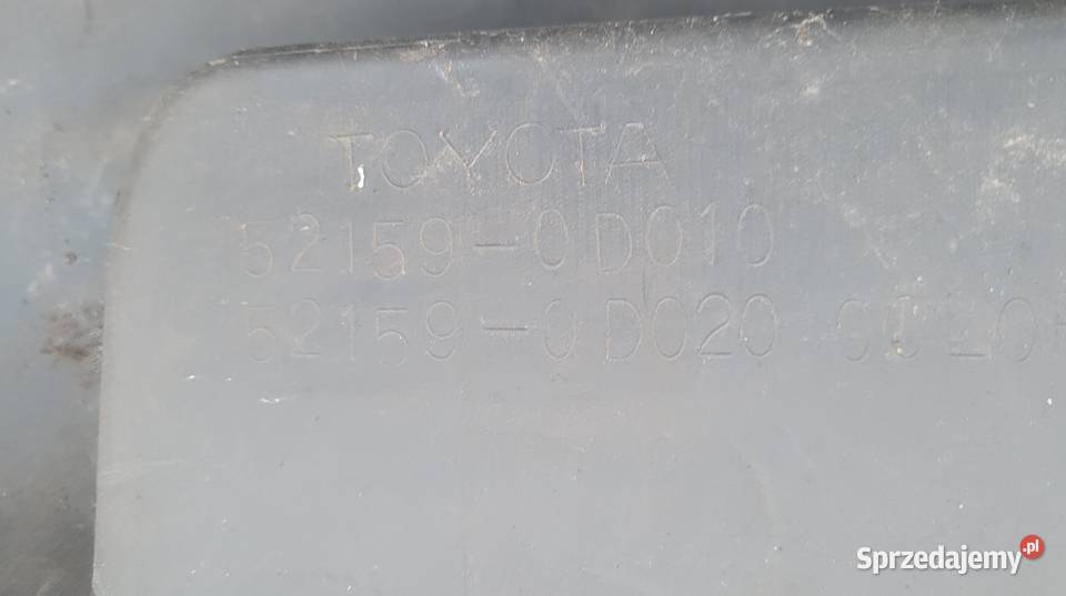 TOYOTA YARIS I 1 9902 ZDERZAK TYL TYLNY osobowe śląskie