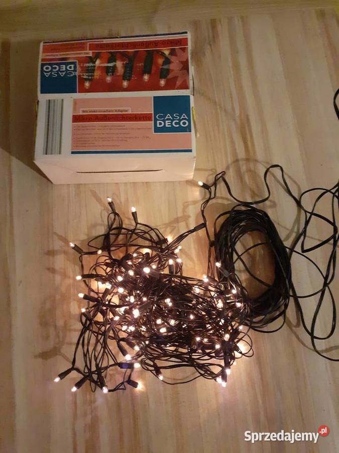 łańcuch lampek lampki świetlne pomorskie Gdańsk sprzedam