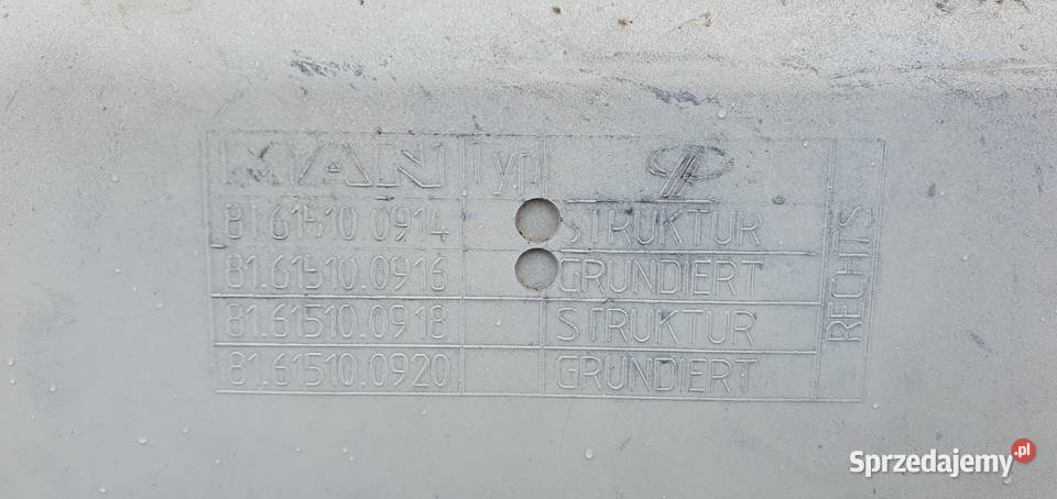 MAN TGX TGA STOPIEŃ STOPNICA NADKOLE ciężarowe Bieleń sprzedam