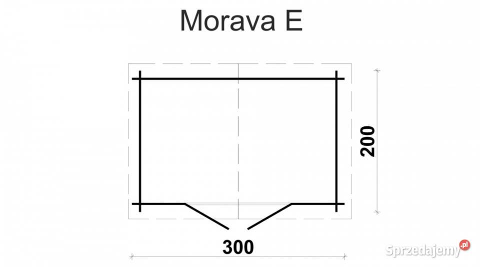 Drewniany domek narzędziowy Morava E 5 m warmińsko-mazurskie Mrągowo