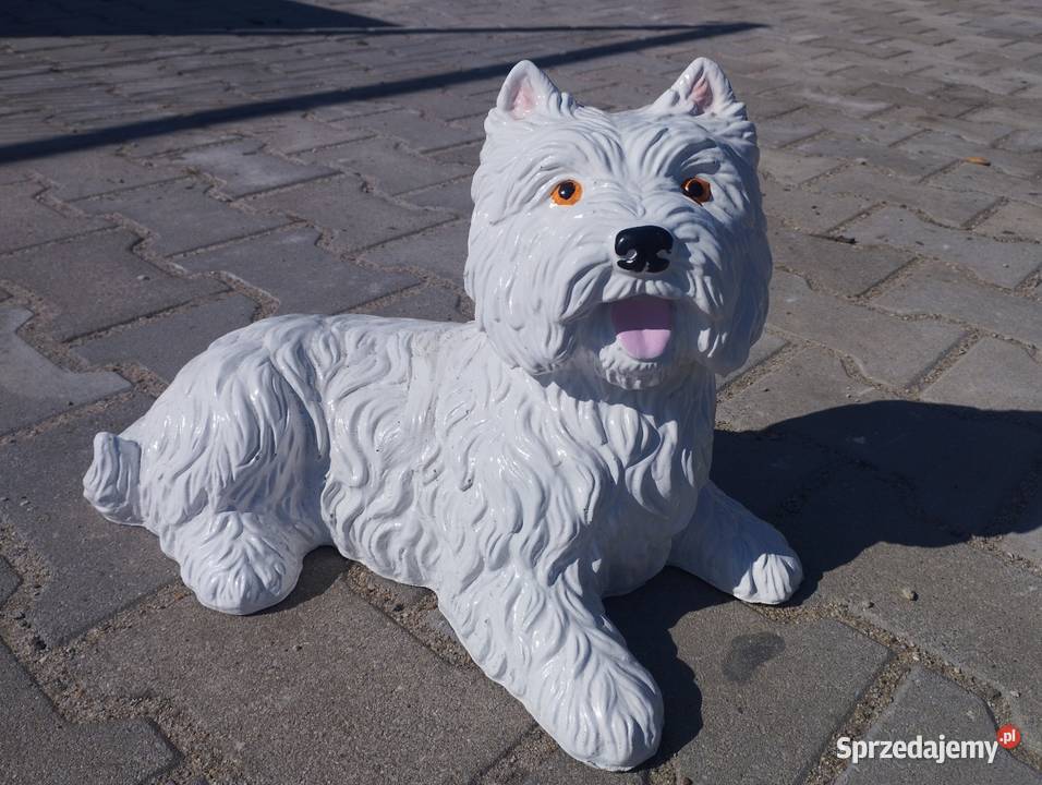 Figurka ogrodowa psa rasy West Highland White Rzeźby i figury Szamotuły