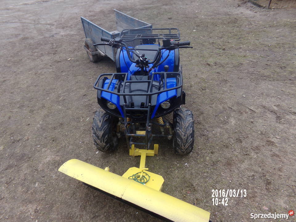 sprzedam quad atv 110 pług przyczepka Święte Laski