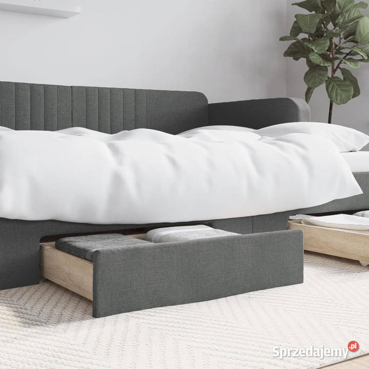 Szuflady pod łóżko 2 ciemnoszare WM833911 mazowieckie Warszawa
