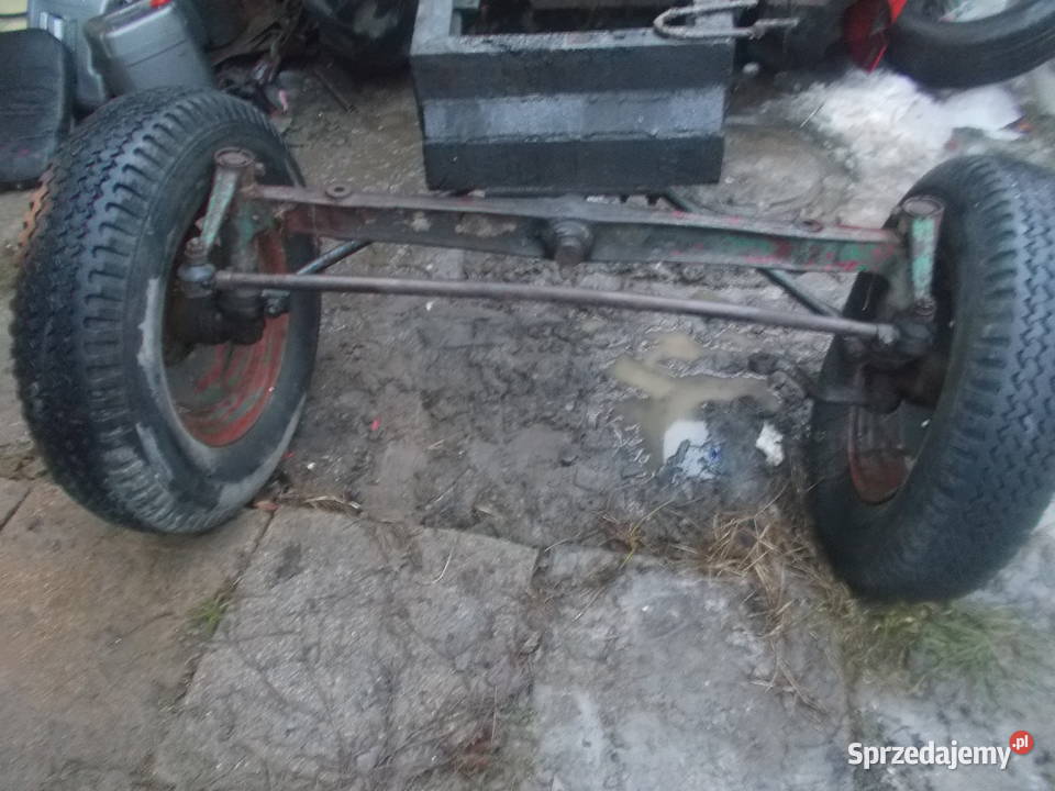 OS przednia do traktora z kolami zwrotnicami Nowy Targ sprzedam
