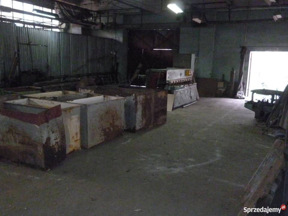 Zakład hale produkcyjnemagazynowe Szczytna