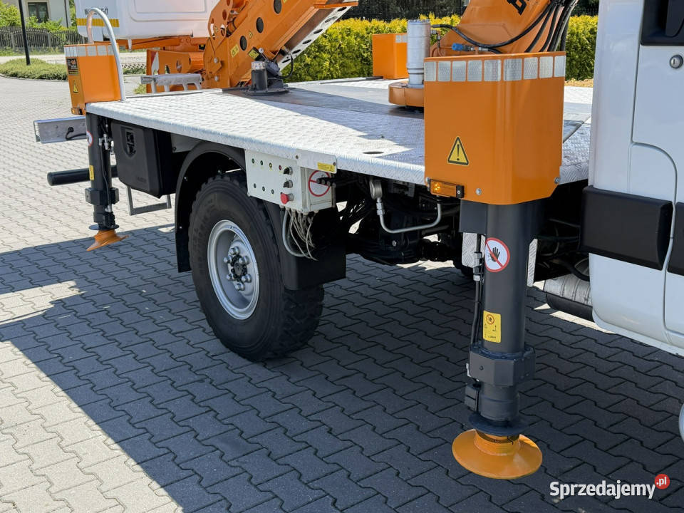 Iveco Daily 55S18W 4x4 Zwyżka 16m Bumar Koszalin Widełki