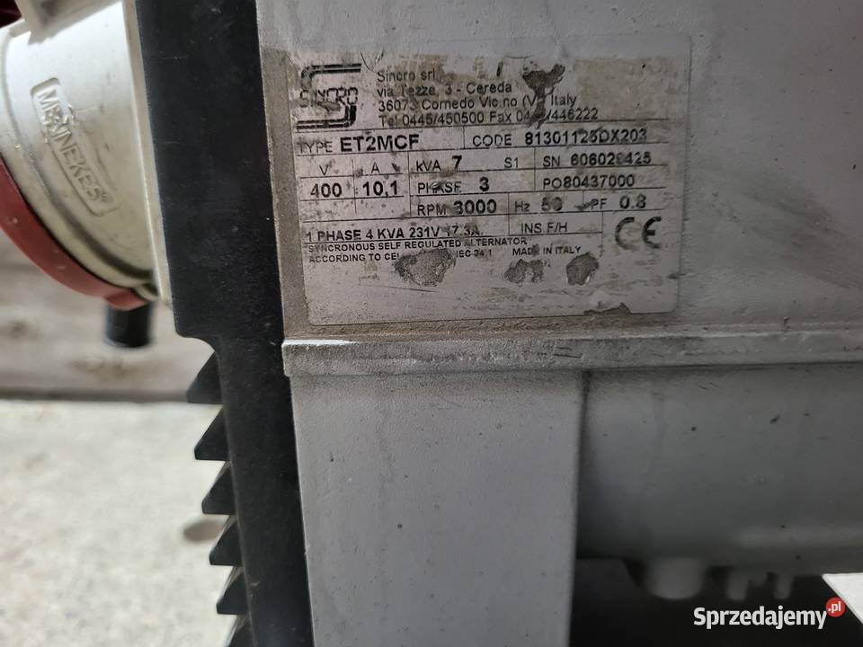 Sprzedam agregat prądotwórczy Honda 7KVA Narzędzia Piotrowice