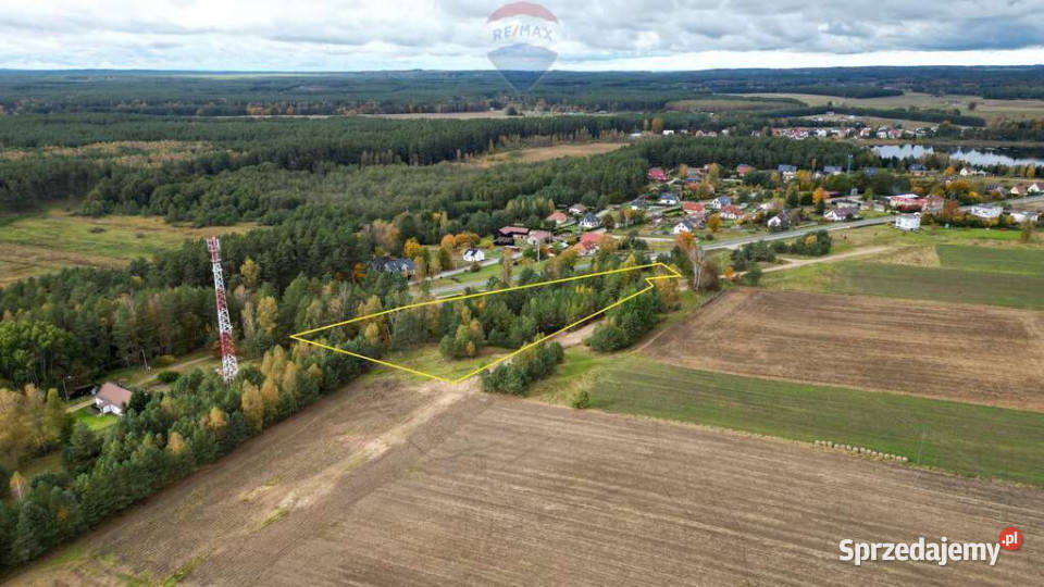 Działka inwestycyjna 60m Trzebielino