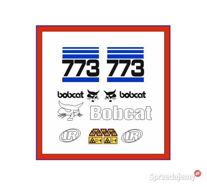 Naklejki Bobcat 773 Miniładowarka ładowarka mazowieckie Wyszków
