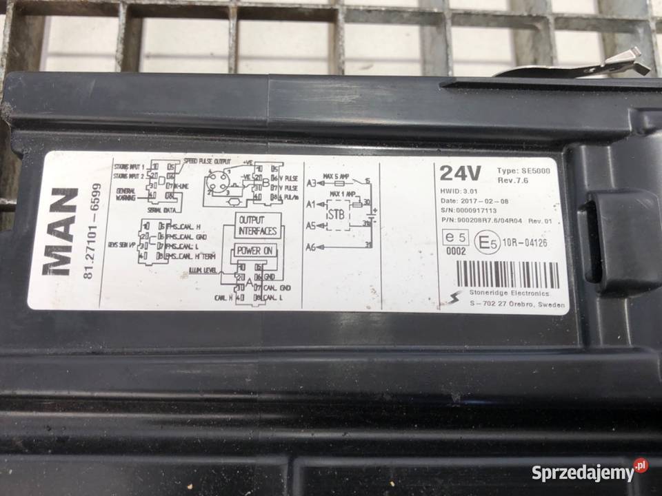 TACHOGRAF VOLVO FH 81271016599 REJESTRATOR DROGI sprzedam