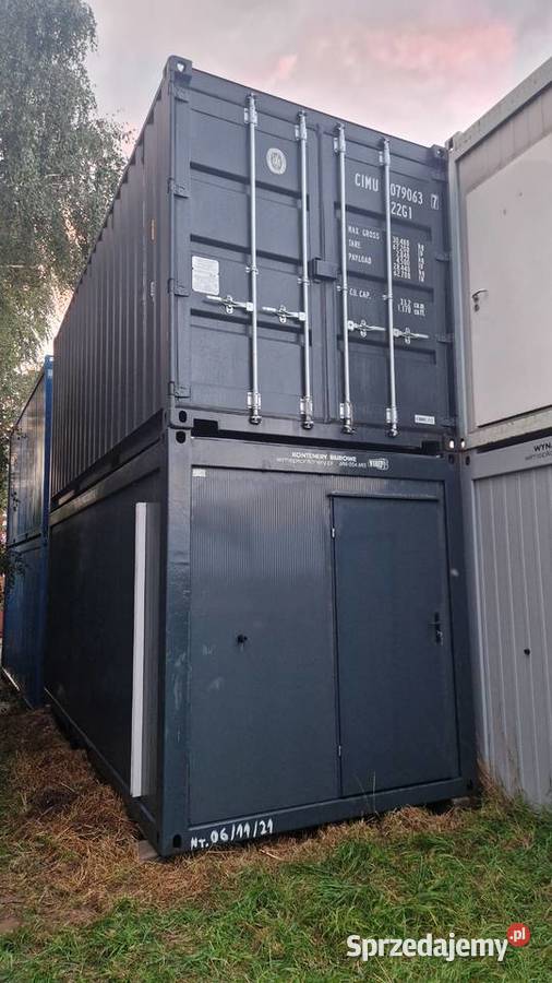 Kontener Biurowy 640x242i Morski 20 Sprzedam Somianka-Parcele