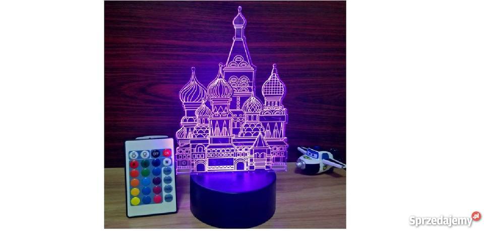 Lampka nocna LED 3 D domek zamek Bukowa