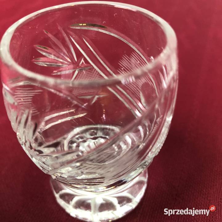 Kryształ karafka 6 kieliszków PRL Vinatage lata Kraków