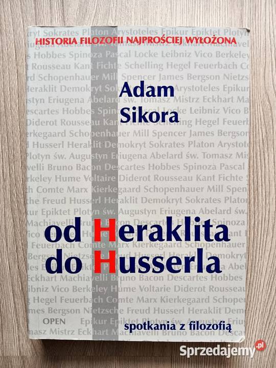 Heraklita do Husserla Adam Sikora Kraków