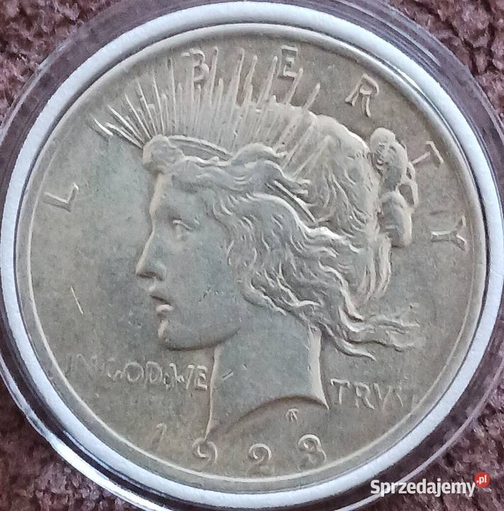 1 Dolar USA Peace Liberty 1923 r Oryginał Kolekcje Konin